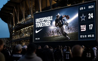 Innovation, Inspiration, and ROI: 3 DOOH Ideas for Sports Campaigns